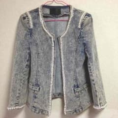 MURUA♡パールラインデニムジャケットのサムネイル