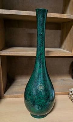 高岡銅器 鶴首（つるくび）花瓶 一輪挿し アンティーク レトロ - メルカリ