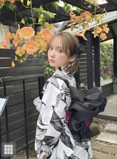 GRL モノトーン 浴衣 帯 セットのサムネイル