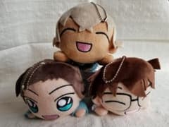 名探偵コナン　寝そべりぬいぐるみ　喫茶ポアロ　3種類セットのサムネイル