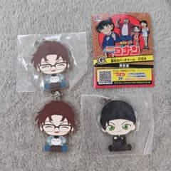 名探偵コナン 蓄光ラバーチャーム 3点セットのサムネイル