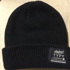 新品‼︎CIAOPANIC TYPY 黒ニット帽のサムネイル