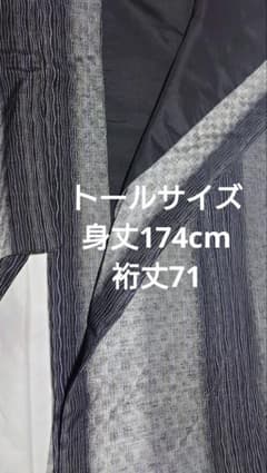 トールサイズ　付下げ　正絹　裄71 身丈174 トールサイズ 紬 身丈174 裄丈71 正絹 - メルカリ