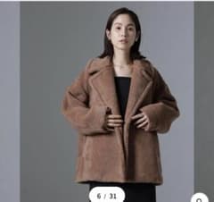 りるさん専用ナノユニバース ミドル丈ボアPコート 2024AWのサムネイル