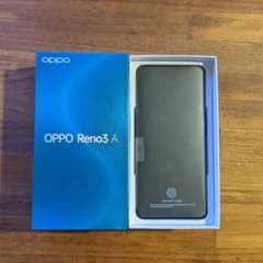 【動作確認のみ】OPPO Reno3 A   ワイモバイル　シムフリー　ブラックのサムネイル