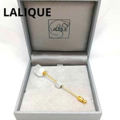 【箱付き】LALIQUE ラリック クリスタル フラワー スティックピンブローチ 箱付き】LALIQUE ラリック クリスタル フラワー スティックピン