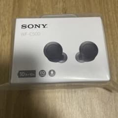 新品未使用！【SONY】ワイヤレスステレオヘッドセット《WF-C500》ブラックのサムネイル