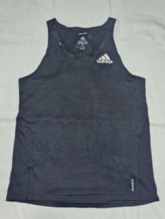 adidas ADIZERO ランニングシャツ ブラック J/Sのサムネイル