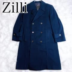 ZILLI 　ジリー　ロング丈　カシミヤ100% ダブルチェスターロングコート ZILLI ジリー ロング丈 カシミヤ100% ダブルチェスターロングコート