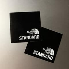 THE NORTH FACE STANDARD ステッカー 艶ありブラック 2枚のサムネイル
