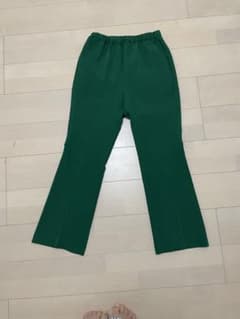 グリーン カジュアルパンツ ウエストゴムのサムネイル