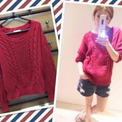 金曜20日まで値引き！アングリッド♡ニットのサムネイル