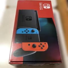 Nintendo Switch 本体 青とオレンジジョイコン - メルカリ