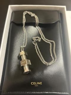 CELINE スクリュー　ボルト型ネックレス CELINE スクリュー ボルト型ネックレス - メルカリ