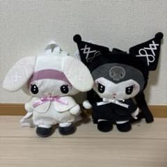 月夜のメロクロぬいぐるみリュック　マイメロディ クロミ　2種セット