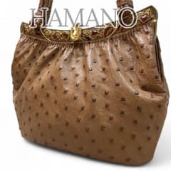 美品】HAMANO 傳濱野 ハマノ ハンドバッグ がま口バッグ サンピエトロ