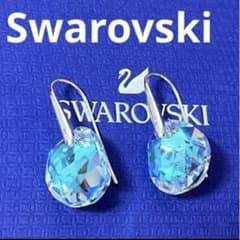 スワロフスキー ピアス Galet Azoreドロップ正規品 極美品 箱付 - メルカリ