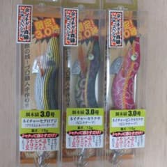HAYASHI 餌木猿 3.0号 3本セット 限定品 ネイチャー斉藤スペシャルのサムネイル