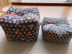 EMOOR エムール 正座クッション 大小2個 日本製 綿100% 天然そば殻のサムネイル