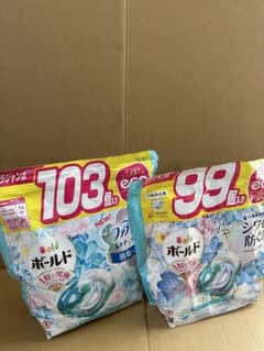 ボールド ジェルボール フレッシュフラワーサボン 詰め替え 103個＋約15個のサムネイル