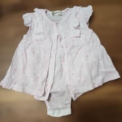CROISSANCE BEBE ピンクロンパース 70のサムネイル