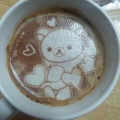 リラックマ コーヒーアートのサムネイル