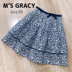 M'S GRACY やや難あり フラワー ジャガード スカート - メルカリ