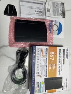 ELECOM 無線LANルーター WRC-1167GHBK2-I 本体のサムネイル