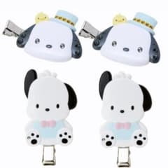 おまけ付き】レア‪☆前髪クリップ サンリオ ポチャッコ キラキラ 2個‬ 