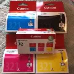 Canon BCI-321BK C M Y インクのサムネイル