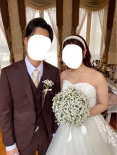 値下げしました！ウェディングブーケandブートニア かすみ草ブーケのサムネイル