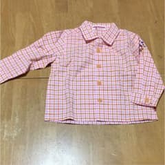 80センチ シャツ  ミキハウスのサムネイル