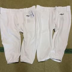 ミズノ ホワイト ユニフォーム 2XOショートフィット　新品　2本セットのサムネイル