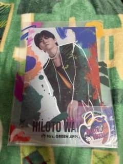 Mrs.GREEN APPLE 이치 반 쿠지 F상 클리어 파일 & 스티커 와카이 滉斗