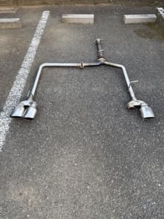 手渡し ヴェルファイア アルファード 20 マフラー 4本出し シルク