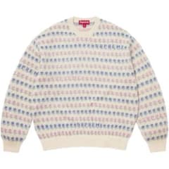 Supreme Flowers llic Sweater Lサイズ Supreme Flowers Metallic Sweater Black Men's - FW25 - US