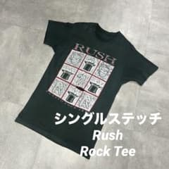 90sシングルステッチRushラッシュロックTシャツヴィンテージバンド音楽 