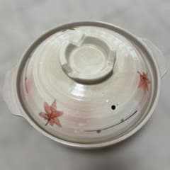 紅葉柄 土鍋 陶器 鍋料理のサムネイル