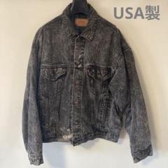 Levi's 70417 9420 USA製 ブラックデニムジャケット 厚手