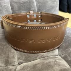 最終価格ゴールドジム　プロレザーベルト　Lサイズのサムネイル