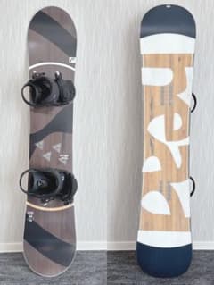 79美品❗️超豪華❗️HEAD 初心者用 スノーボードセット☆144cm+ビン付