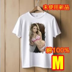 セクシーガール グラフィックTシャツ 07 Mサイズ 白のサムネイル
