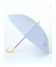 新品☆ サンバリア100 長傘 日傘 Sサイズ ストライプ ブルー - メルカリ