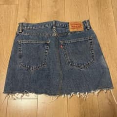 Levi's 505 デニムミニスカート カットオフ W31のサムネイル