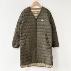 DANTON ダントン　インナーダウン　ダウンコート　カーキ　38 DANTON ダントン インナーダウン ダウンコート カーキ 34 - メルカリ