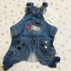 値下げ‼︎ デニムつなぎ 犬服のサムネイル