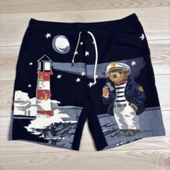 ポロラルフローレン ポロベア ショートパンツ 灯台 船長 ネイビー XL ポロラルフローレン ポロベア ショートパンツ 灯台 船長 ネイビー XL