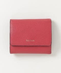 Paul Smith ポールスミス 三つ折り財布 レッド×グリーン コンパクト