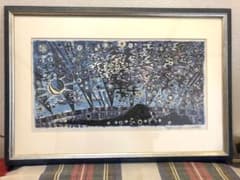 那賀睦念　ナカボクネン 版画　レプリカ　アート　額装 那賀睦念 ナカボクネン 版画 レプリカ アート 額装 - メルカリ