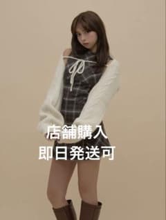 Mimi check set mini dress brown andmaryのサムネイル